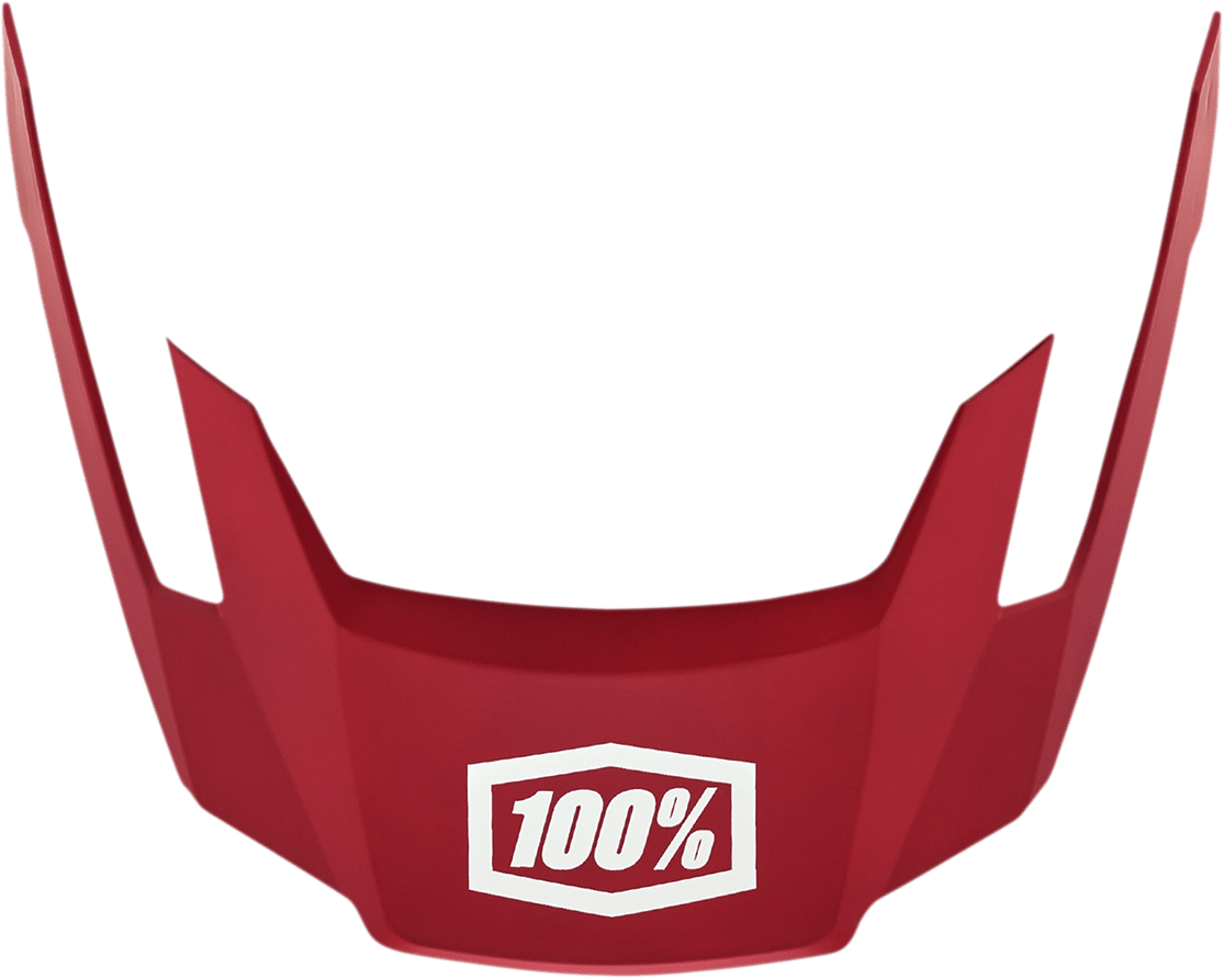 100% Altec Visor - Deep Red - S/M/L/XL 89025-00004 - Electrek Moto