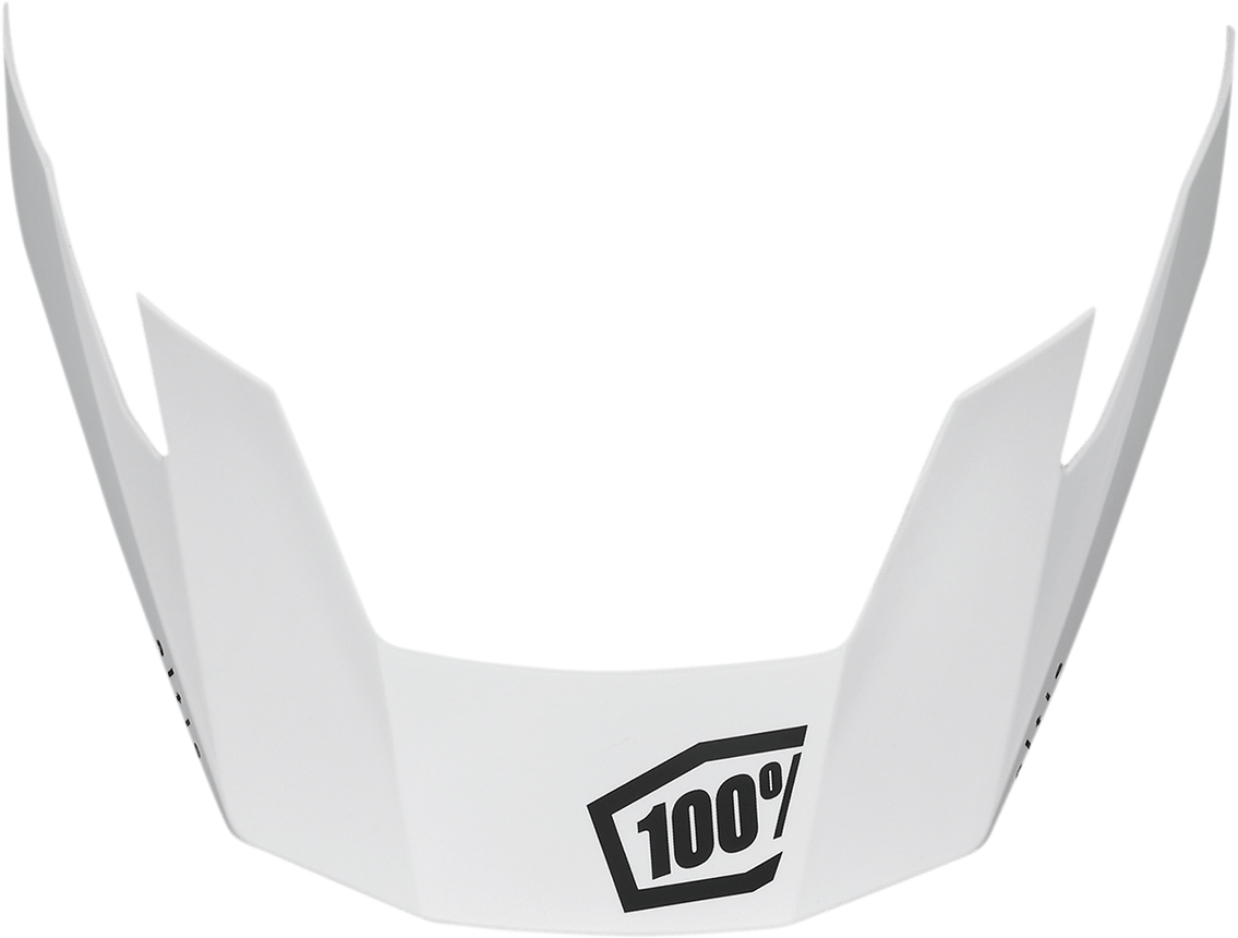 100% Altis Visor - White 89029-00005 - Electrek Moto