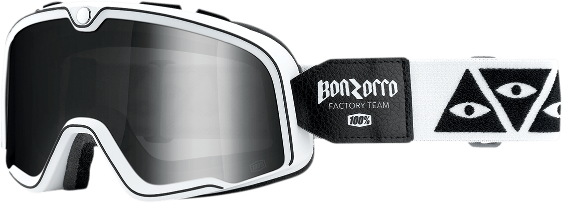 100% Barstow Goggles - Bonzorro - Silver Mirror 50002-252-16 - Electrek Moto