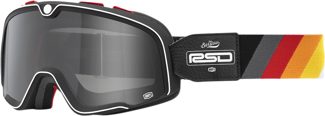 100% Barstow Goggles - Malibu - Smoke 50000-00006 - Electrek Moto