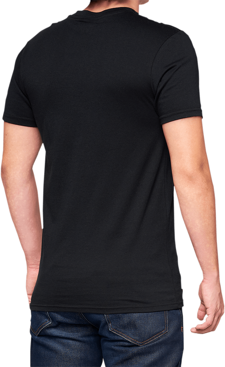 100% BB33 Track T-Shirt - Black - Small BB-32141-001-10 - Electrek Moto