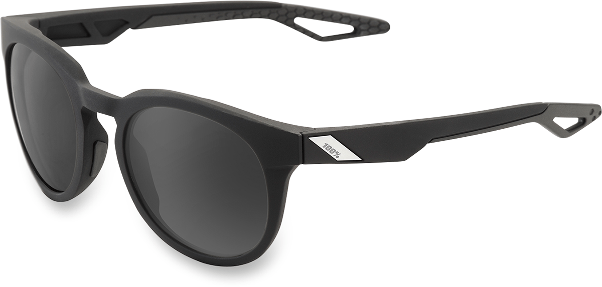 100% Campo Sunglasses - Black - Gray PeakPolar 61026-100-47 - Electrek Moto