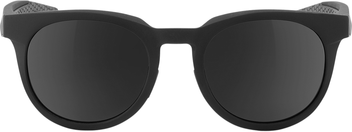100% Campo Sunglasses - Matte Black - Smoke 61026-019-57 - Electrek Moto