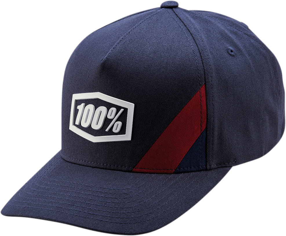 100% Cornerstone Snapback Hat - Steel 20070-245-01 - Electrek Moto