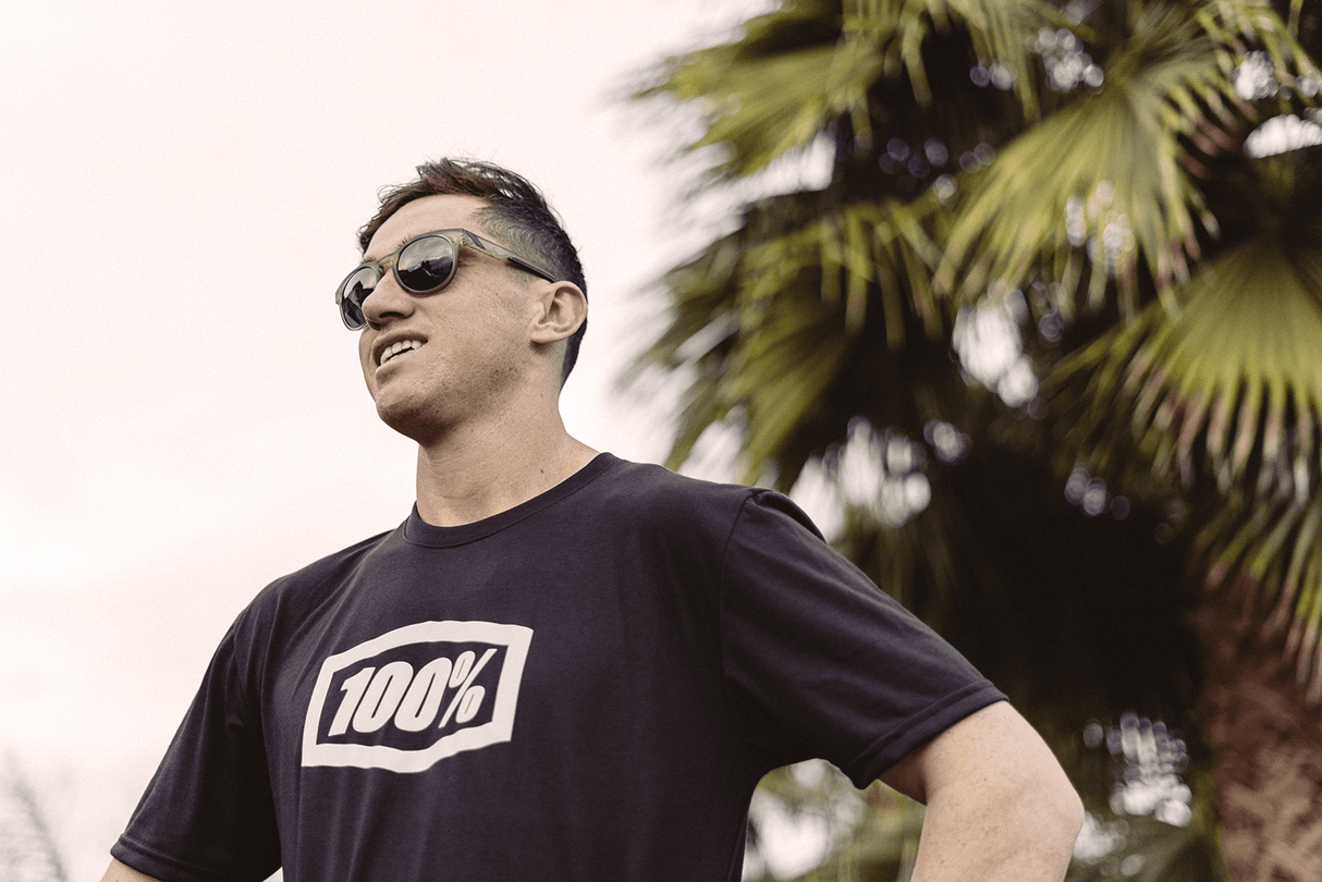 100% Icon T-Shirt - Black - 2XL - Electrek Moto