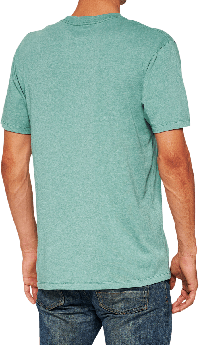 100% Icon T-Shirt - Blue - Large 20000-00037 - Electrek Moto