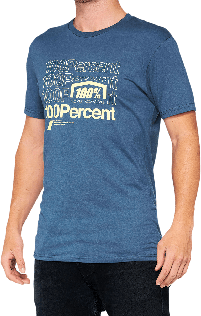 100% Kramer T-Shirt - Slate - Medium 32131-463-11 - Electrek Moto