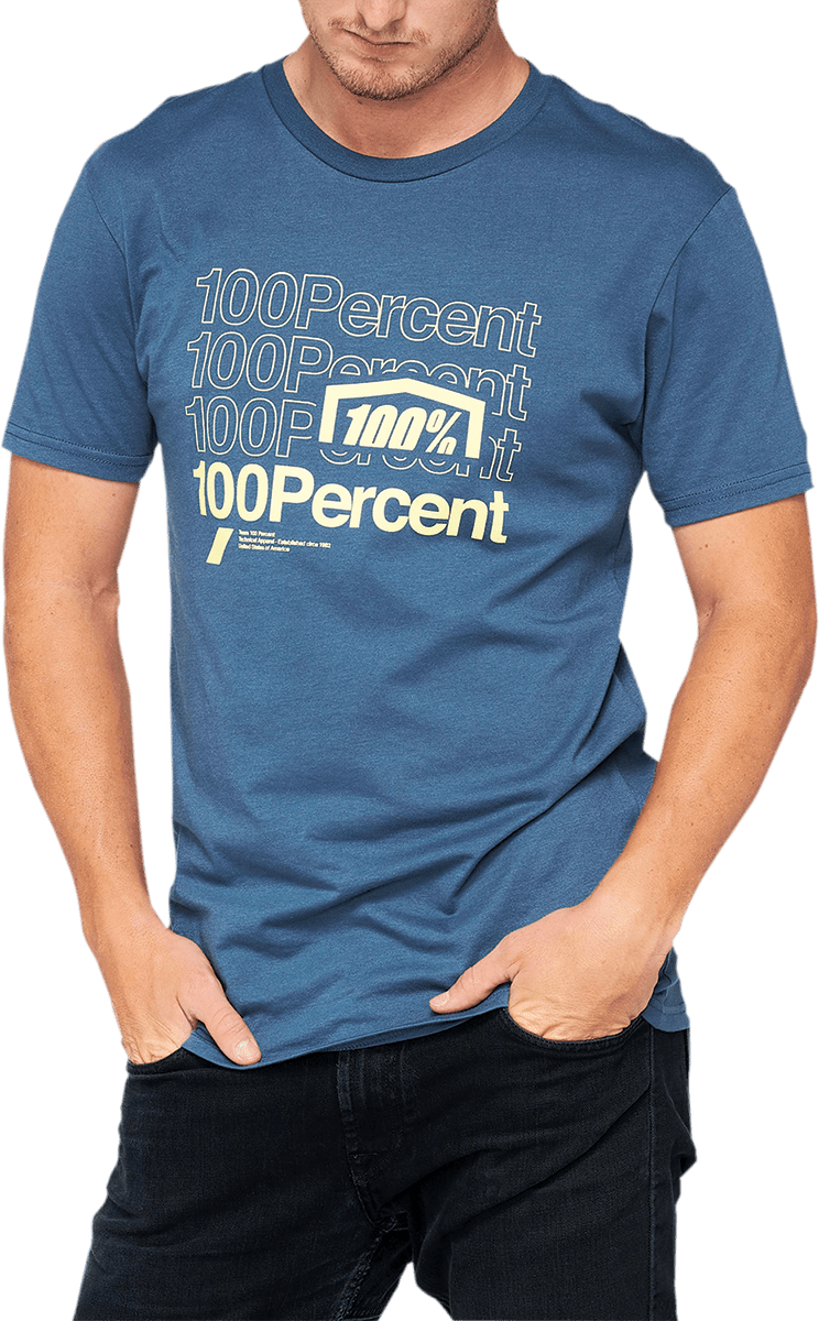 100% Kramer T-Shirt - Slate - Medium 32131-463-11 - Electrek Moto