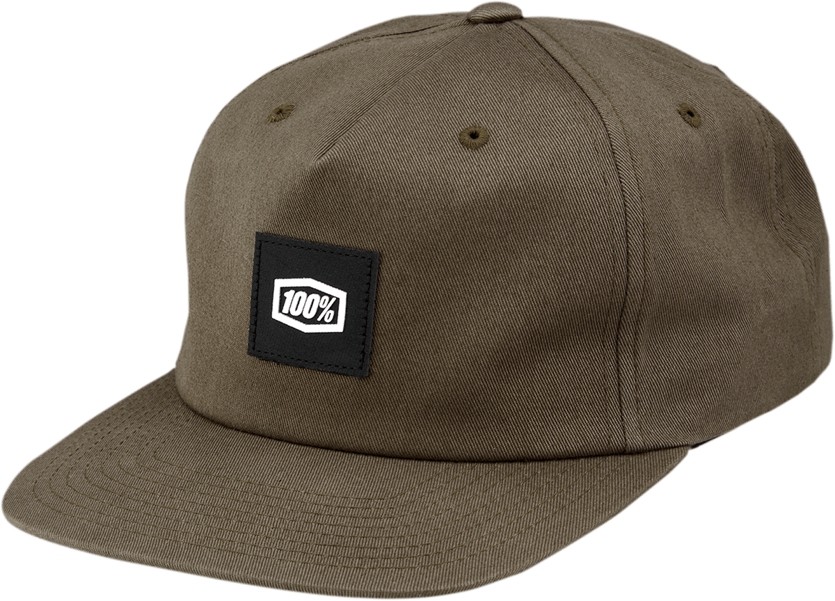 100% Lincoln Snapback Hat - Brindle - One Size 20088-399-01 - Electrek Moto