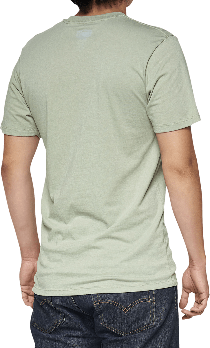 100% Pecten T-Shirt - Slate Green - Small 32144-486-10 - Electrek Moto