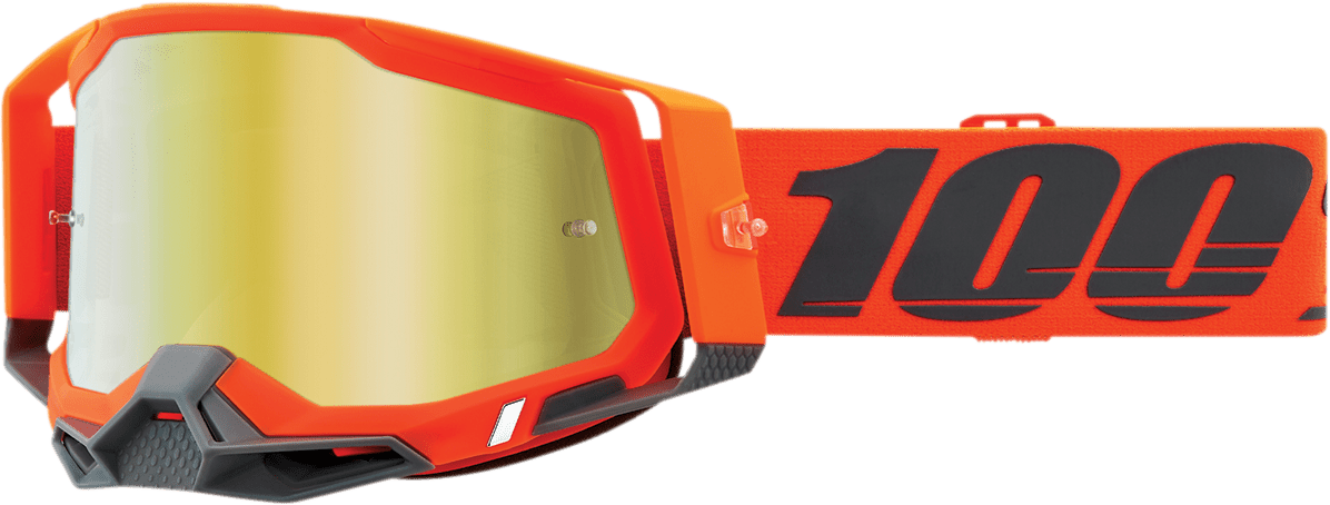 100% Racecraft 2 Goggles - Kerv - Gold Mirror 50121-259-13 - Electrek Moto