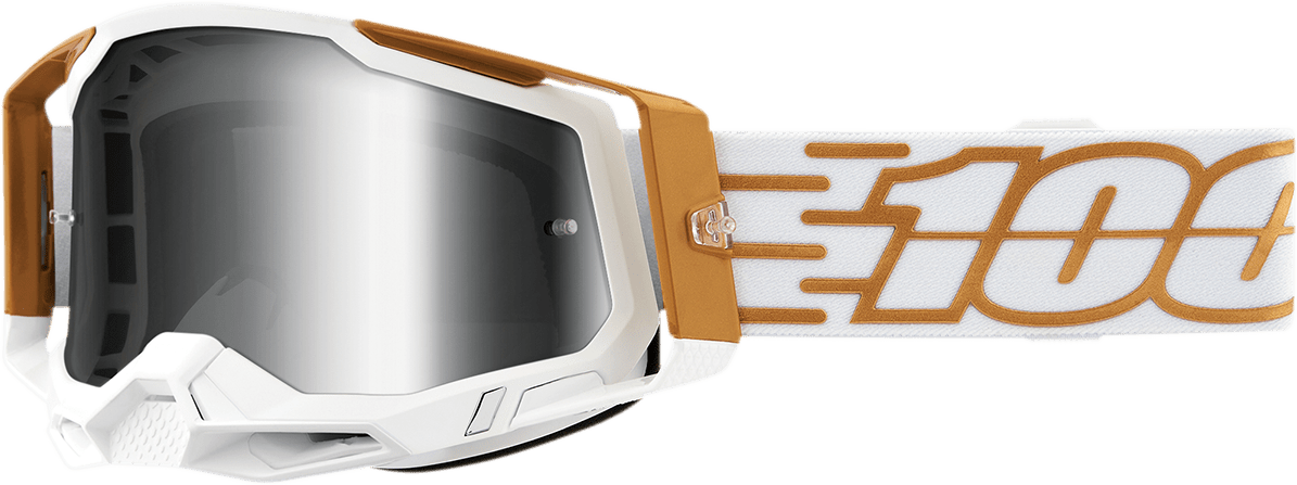 100% Racecraft 2 Goggles - Mayfair - Silver Mirror 50121-252-18 - Electrek Moto