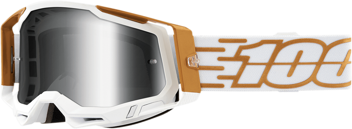 100% Racecraft 2 Goggles - Mayfair - Silver Mirror 50121-252-18 - Electrek Moto