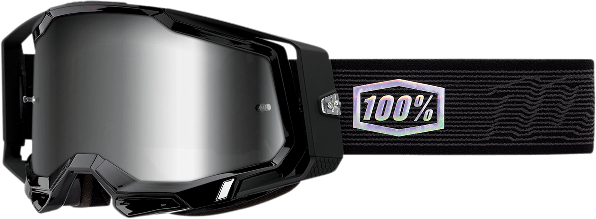 100% Racecraft 2 Goggles - Topo - Silver Mirror 50010-00015 - Electrek Moto