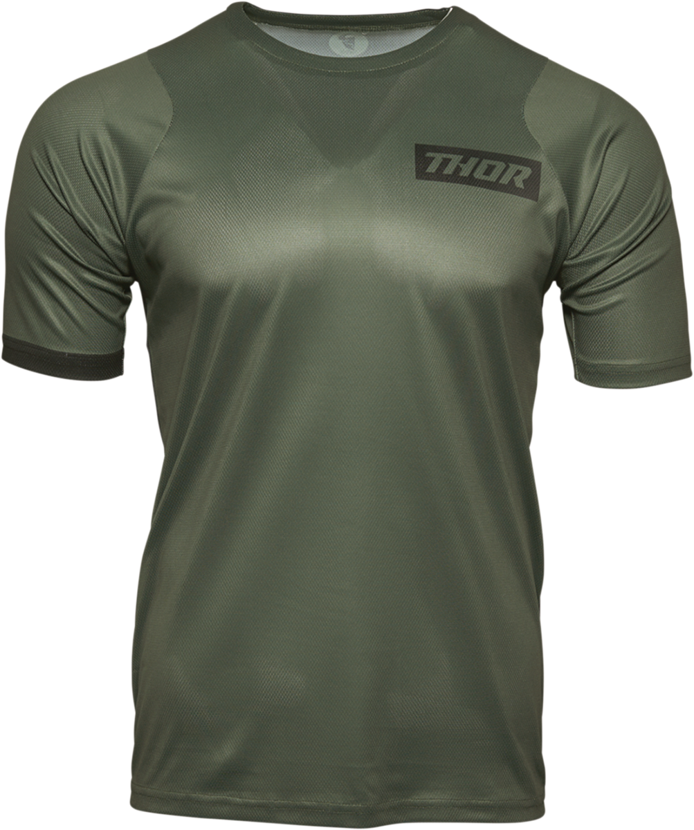 THOR Assist Jersey - Short-Sleeve - Army Green - XS 5120-0038