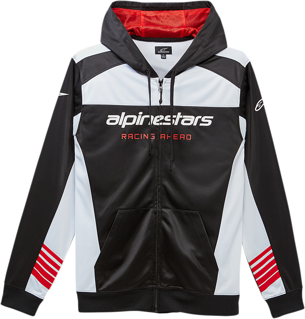 ALPINESTARS Session II Zip-Up Hoodie - Black/White - 2XL 12305310010202X