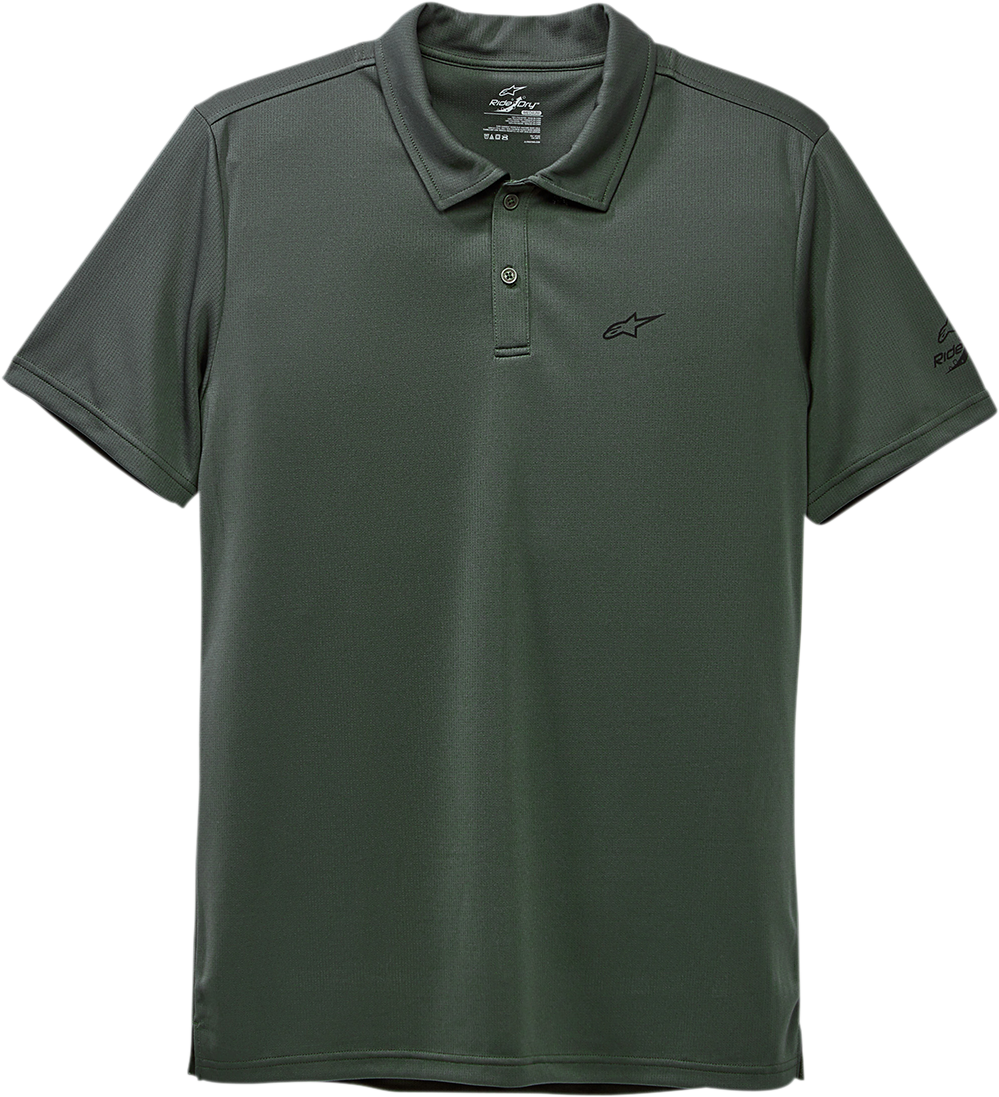 ALPINESTARS Scenario Performance Polo Shirt - Green - Large 123041100635L