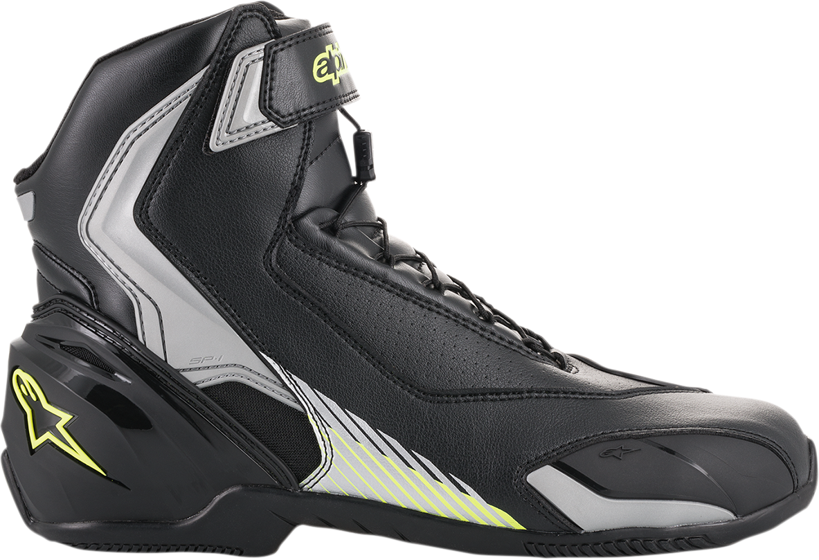 ALPINESTARS SP-1 v2 Riding Shoes - Black/Silver/Yellow - US 12 / EU 47 251101815947