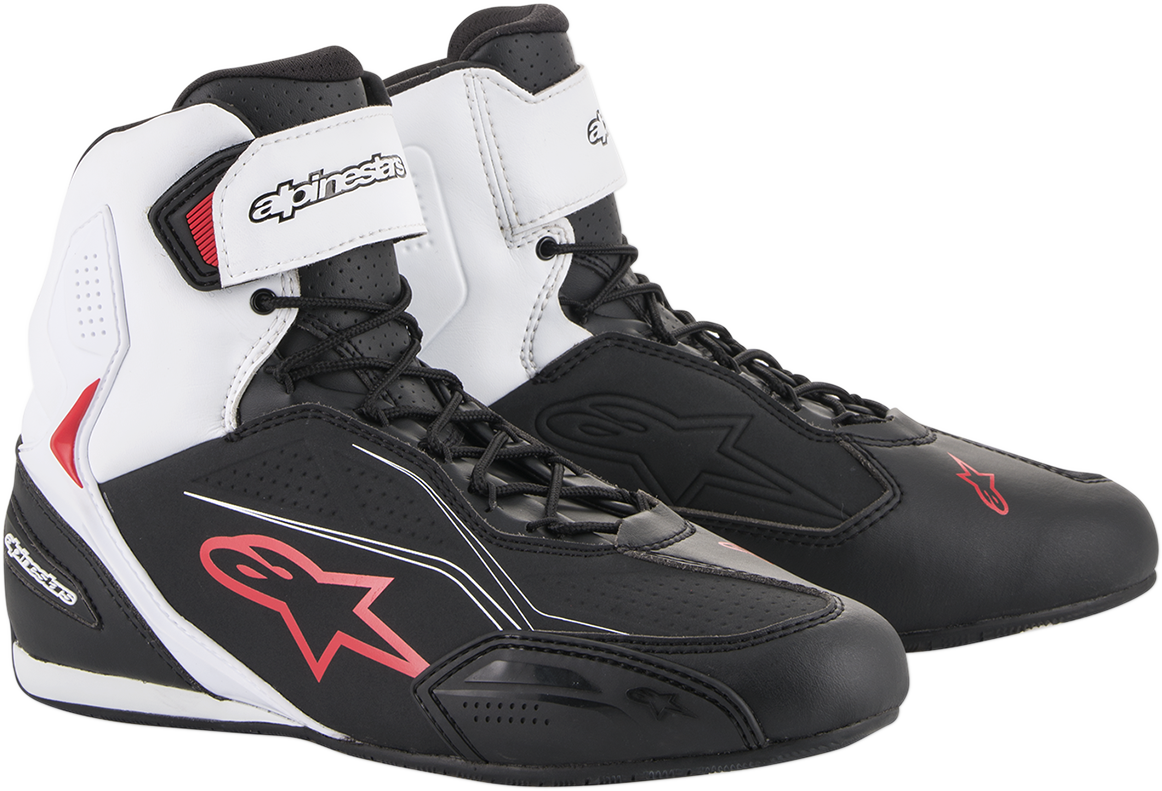 ALPINESTARS Faster-3 Shoes - Black/White/Red - US 11.5 2510219123-11.5