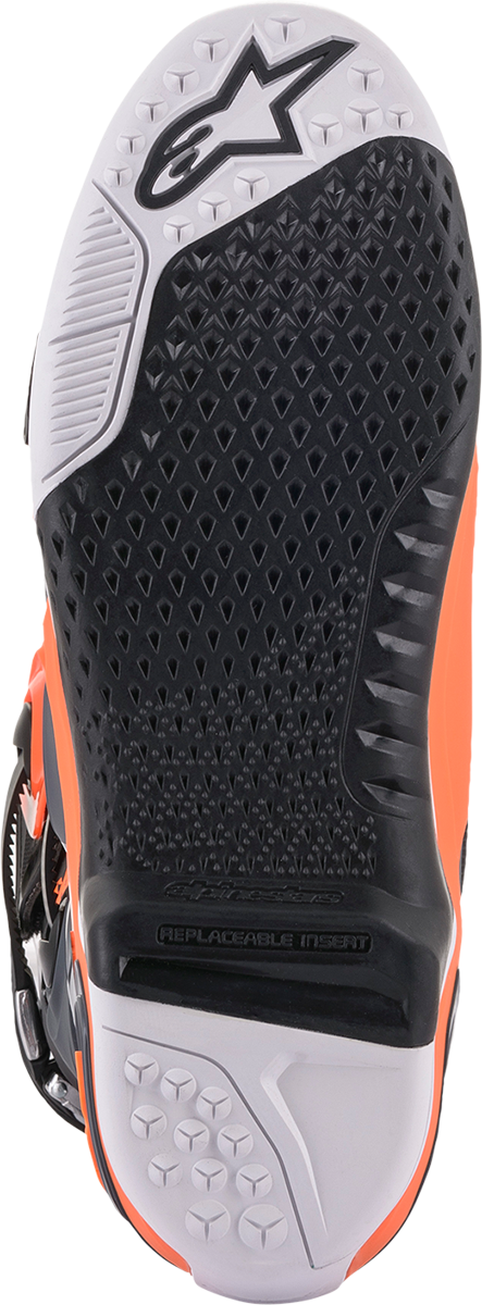 ALPINESTARS Tech 10 Boots - Fluorescent Orange/Cool Gray - US 13 2010020-9040-13