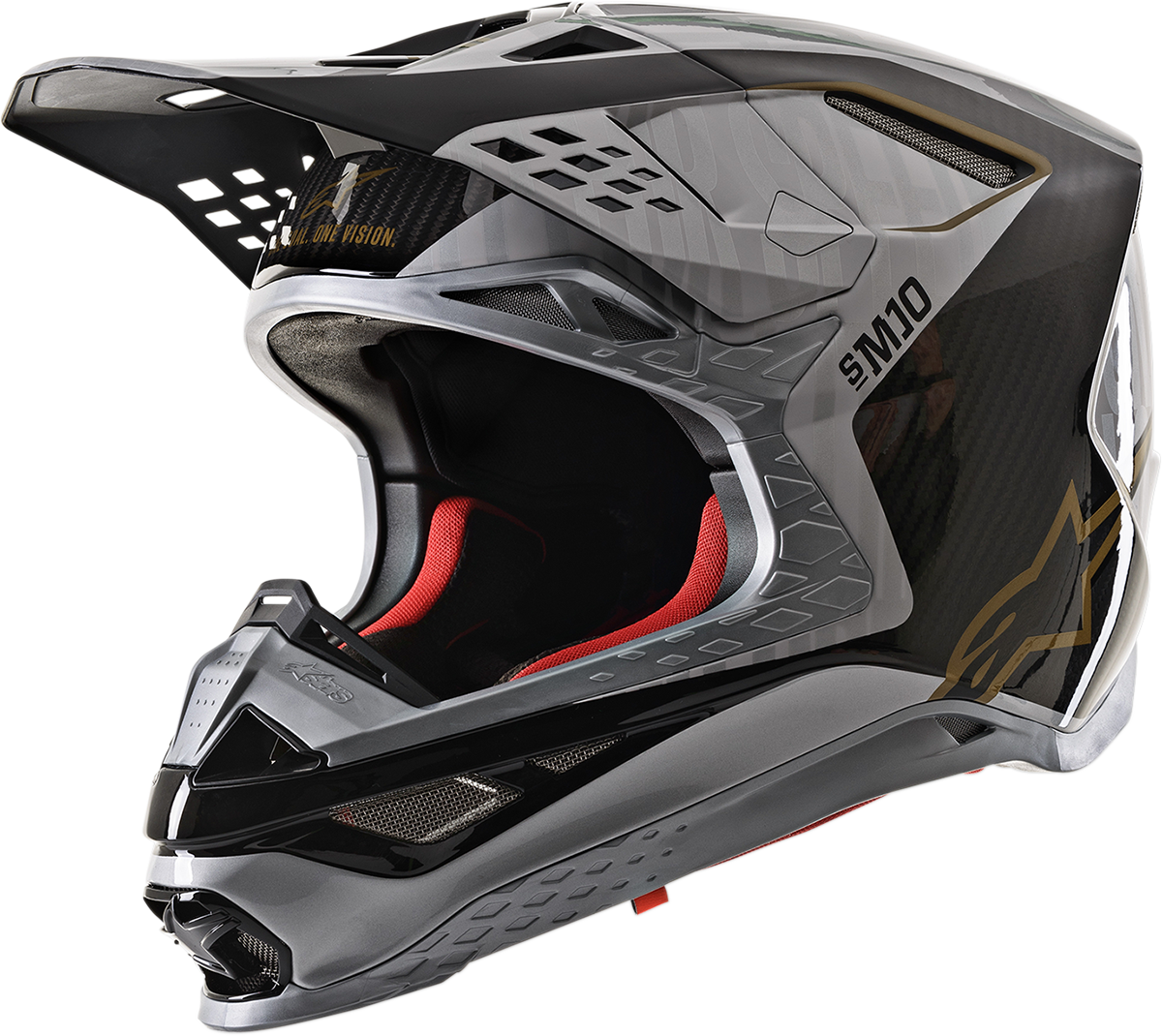 ALPINESTARS Supertech M10 Helmet - Alloy - MIPS - Black/Silver - Small 8301720-1909-SM