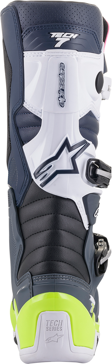 ALPINESTARS Tech 7 Boots - Black/Pink/White/Yellow - US 14 2012014-9076-14