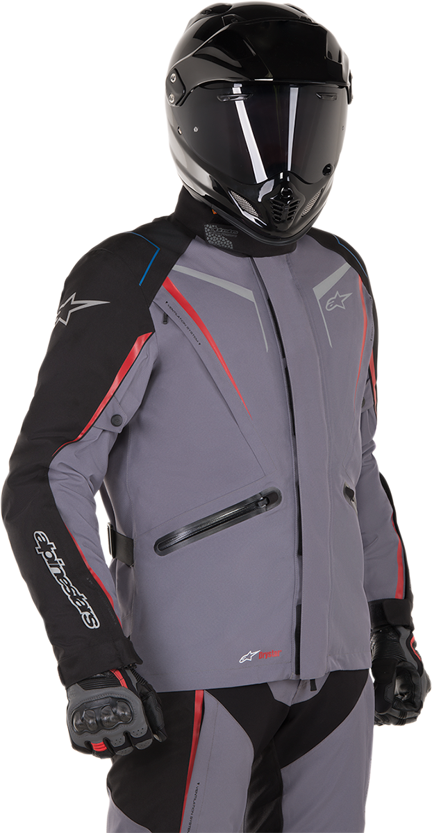 ALPINESTARS Yokohama Drystar? Jacket - Gray/Black/Red - Medium 3206017-1018-M