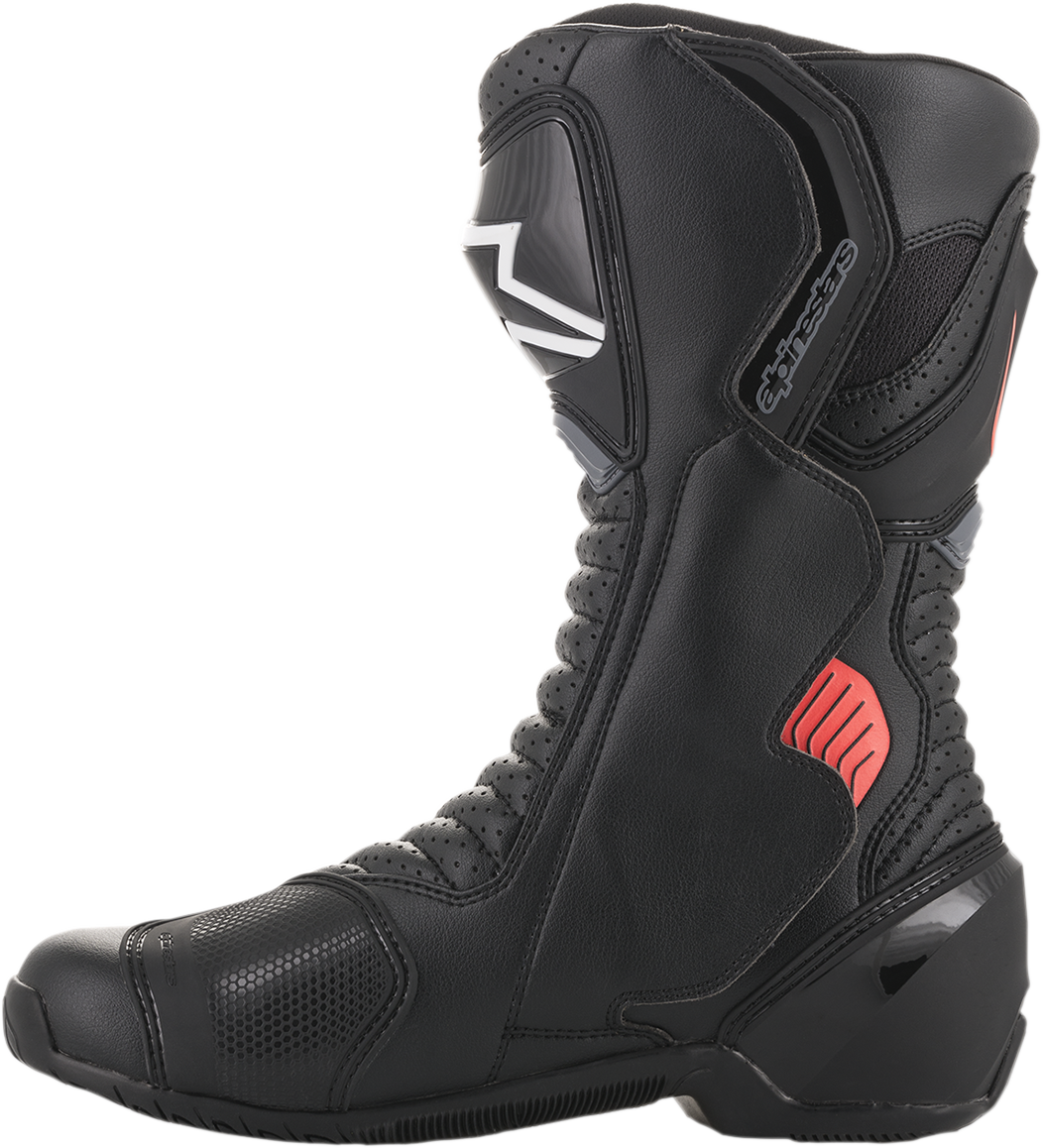 ALPINESTARS SMX-6 v2 Boots - Black/Gray/Red - Vented - US 10.5 / EU 45 2223017-1133-45