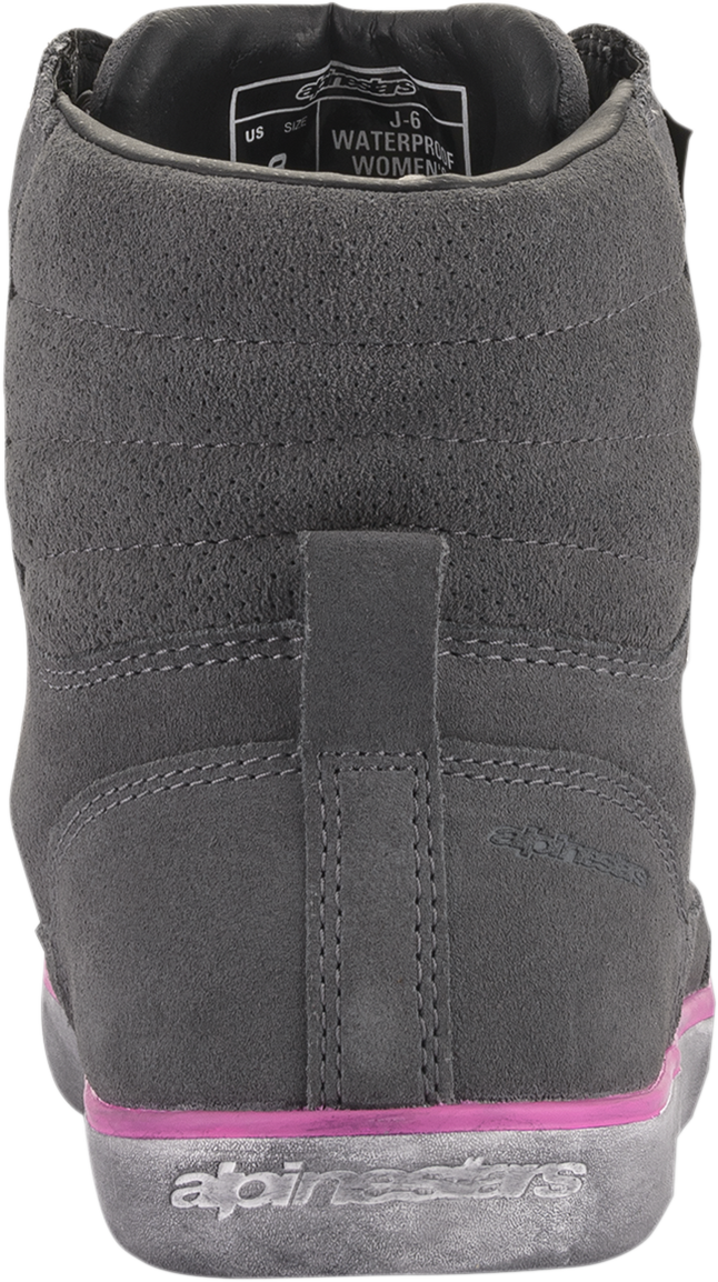 ALPINESTARS J-6 Waterproof Women's Shoes - Gray/Pink - US 10.5 2542220909510.5