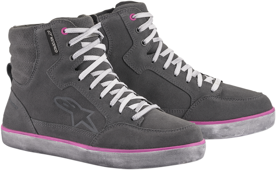 ALPINESTARS J-6 Waterproof Women's Shoes - Gray/Pink - US 10.5 2542220909510.5