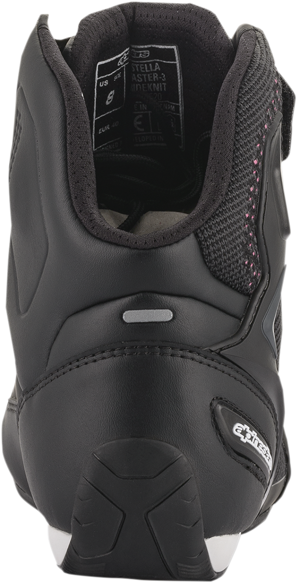 ALPINESTARS Stella Faster-3 Rideknit Shoes - Black/Yellow/Pink - US 5.5 251052014395.5