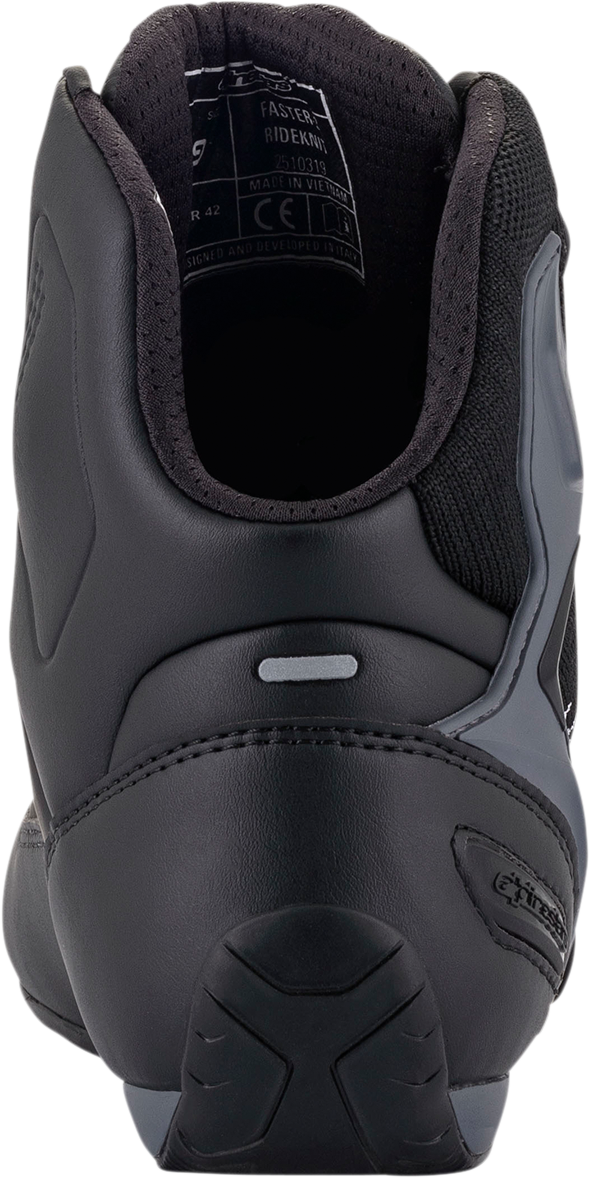 ALPINESTARS Faster-3 Rideknit Shoes - Black/Gray/Red - US 10 2510319116510