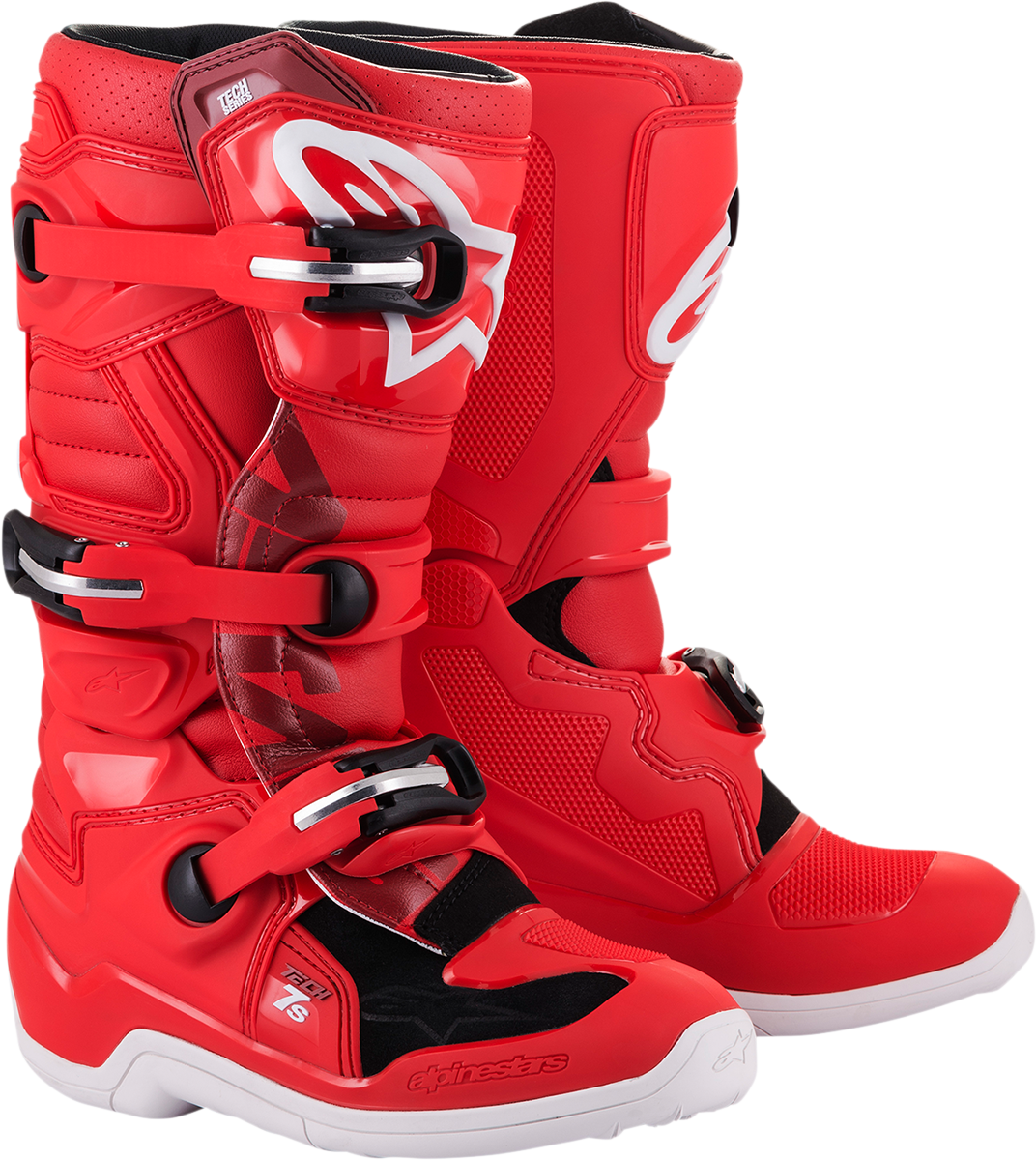 ALPINESTARS Tech 7S Boots - Red - US 8 2015017-30-8
