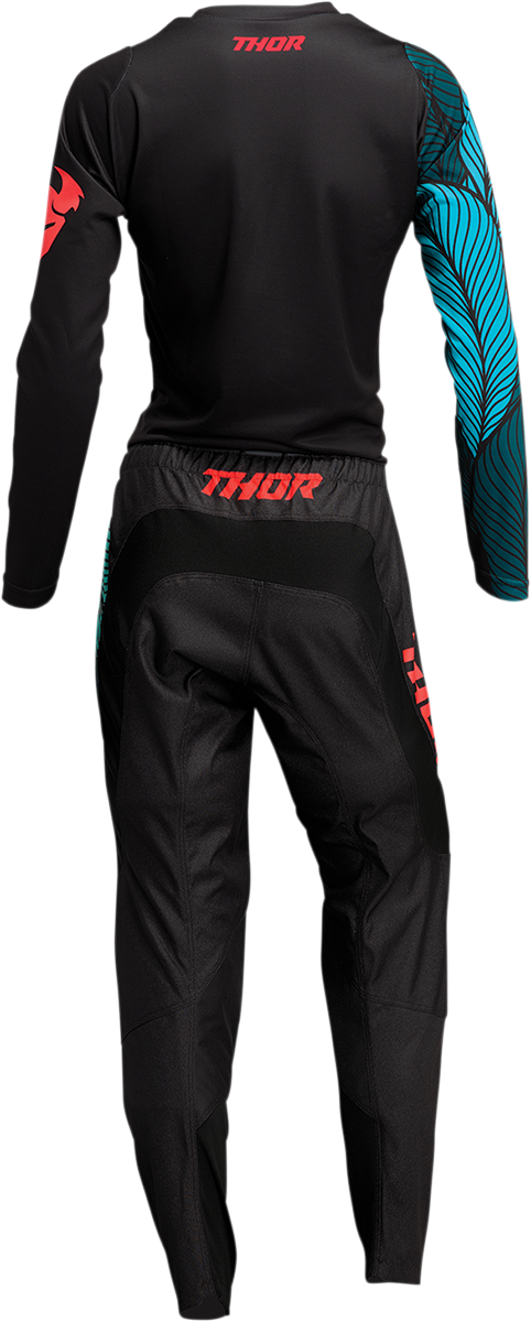 THOR Women's Sector Urth Jersey - Black/Teal - XS 2911-0217