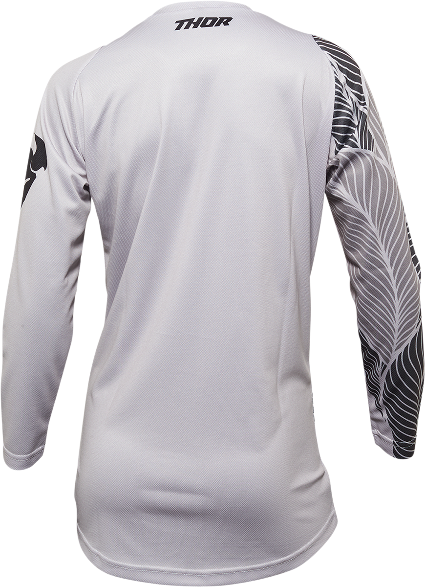THOR Women's Sector Urth Jersey - Light Gray/Fire Coral - XS 2911-0222