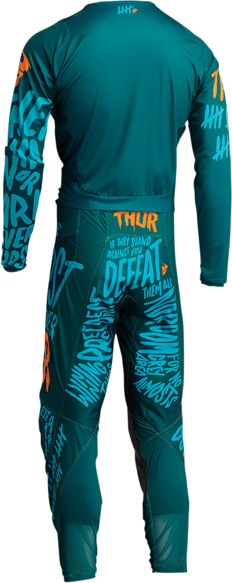 THOR Youth Pulse Counting Sheep Jersey - Teal/Tangerine - XS 2912-2082