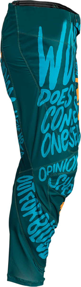 THOR Youth Pulse Counting Sheep Pants - Teal/Tangerine - 20 2903-2080