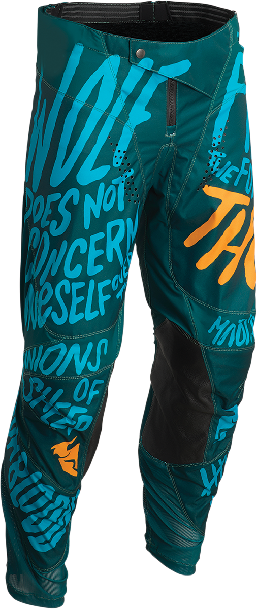 THOR Youth Pulse Counting Sheep Pants - Teal/Tangerine - 18 2903-2079