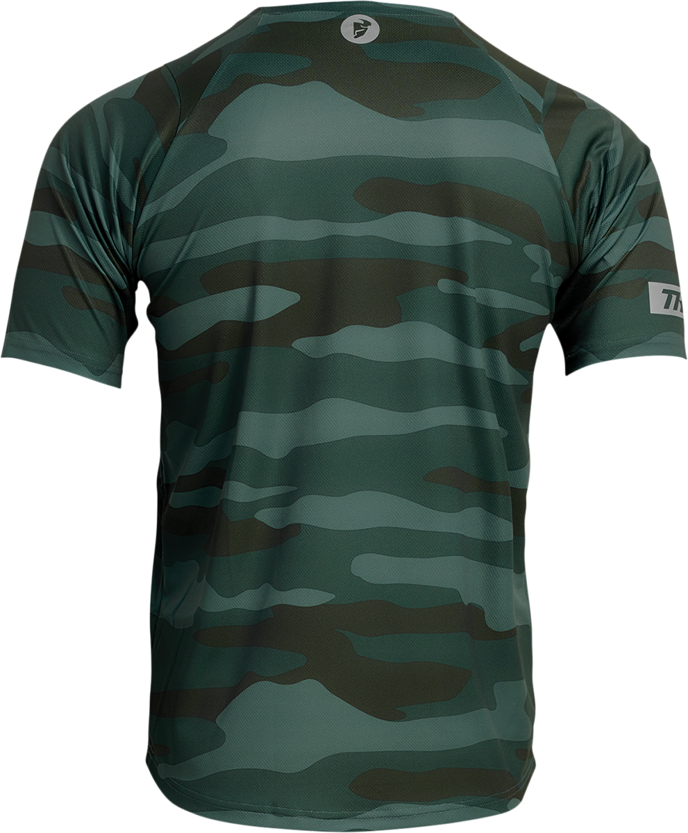 THOR Assist Jersey - Short-Sleeve - Camo Green - Small 5020-0020