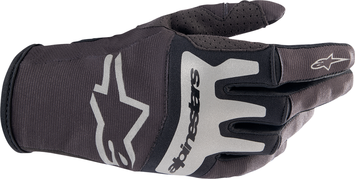 ALPINESTARS Techstar Gloves - Black/Silver - 2XL 3561023-1419-2X