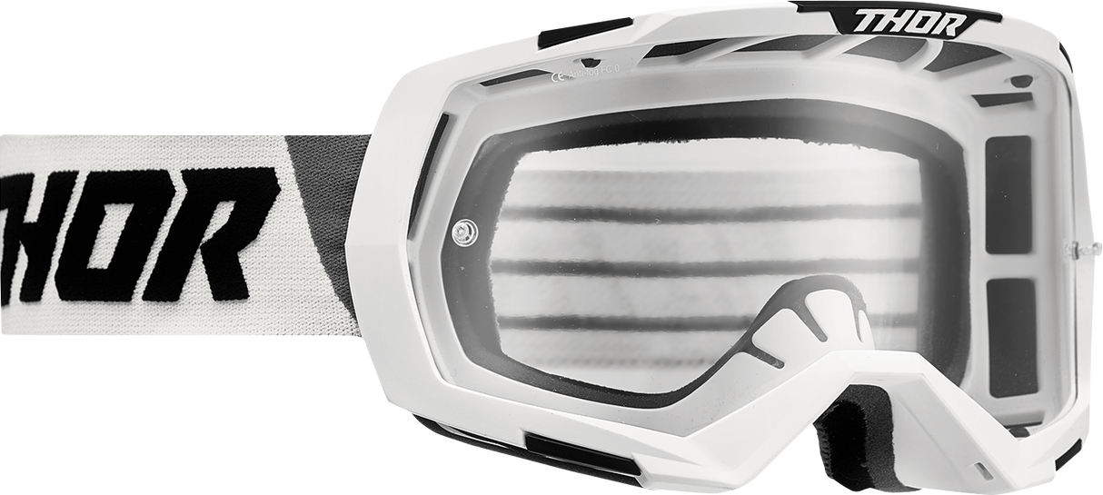 THOR Regiment Goggles - White/Gray - Clear 2601-2801