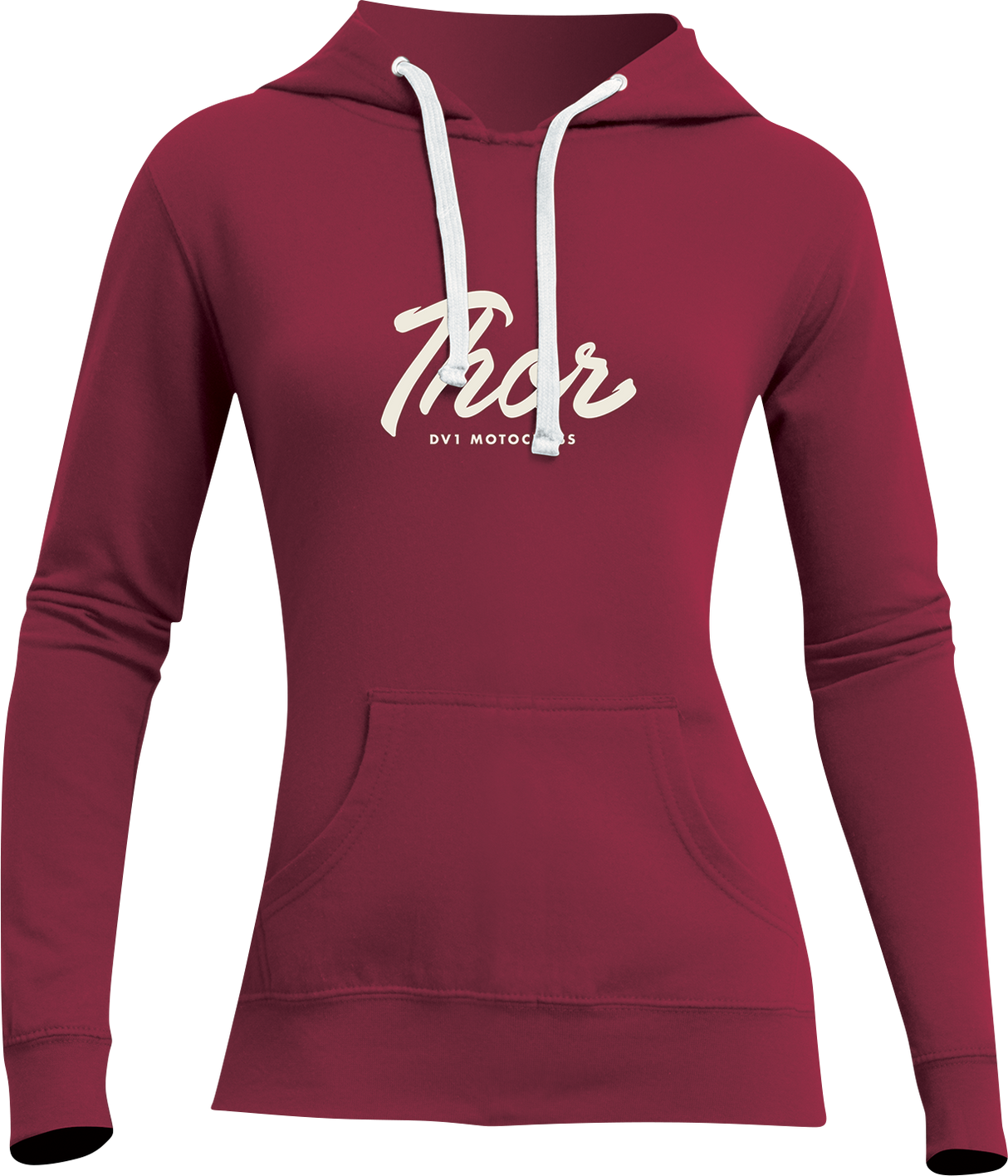 THOR Women's Script Pullover Sweatshirt - Wine - Small 3051-1191