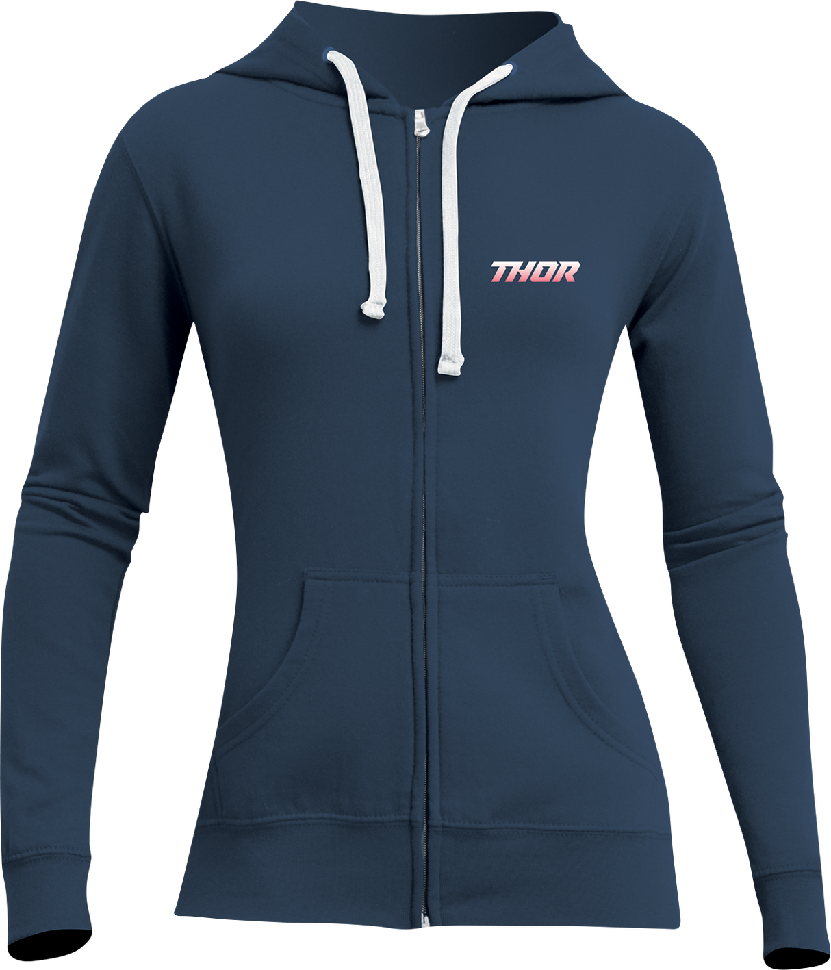 THOR Women's Halo Zip-Up Hooded Sweatshirt - Navy - Large 3051-1189