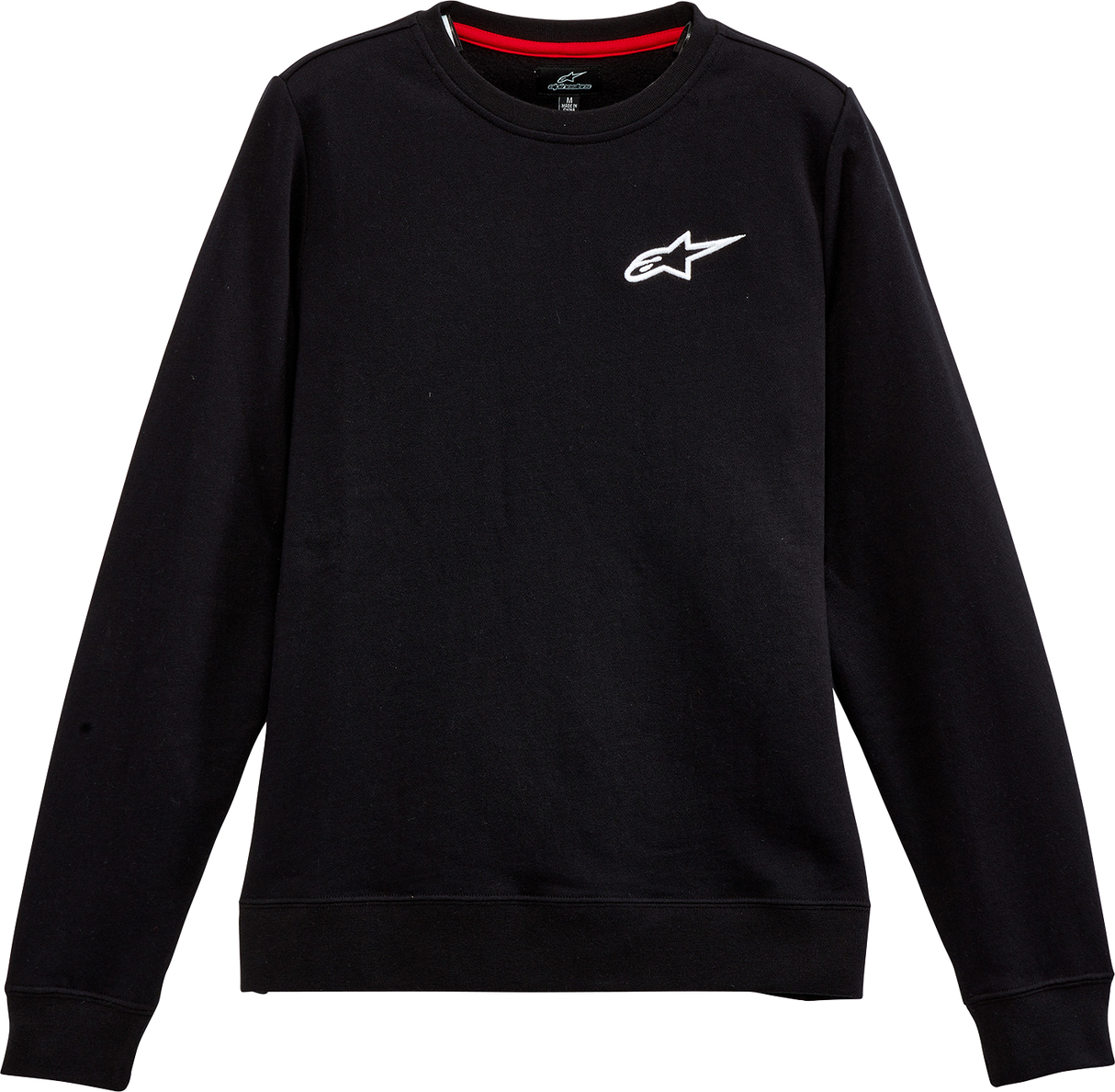ALPINESTARS Women's Ageless Crew Fleece - Black - XL 12325182010XL