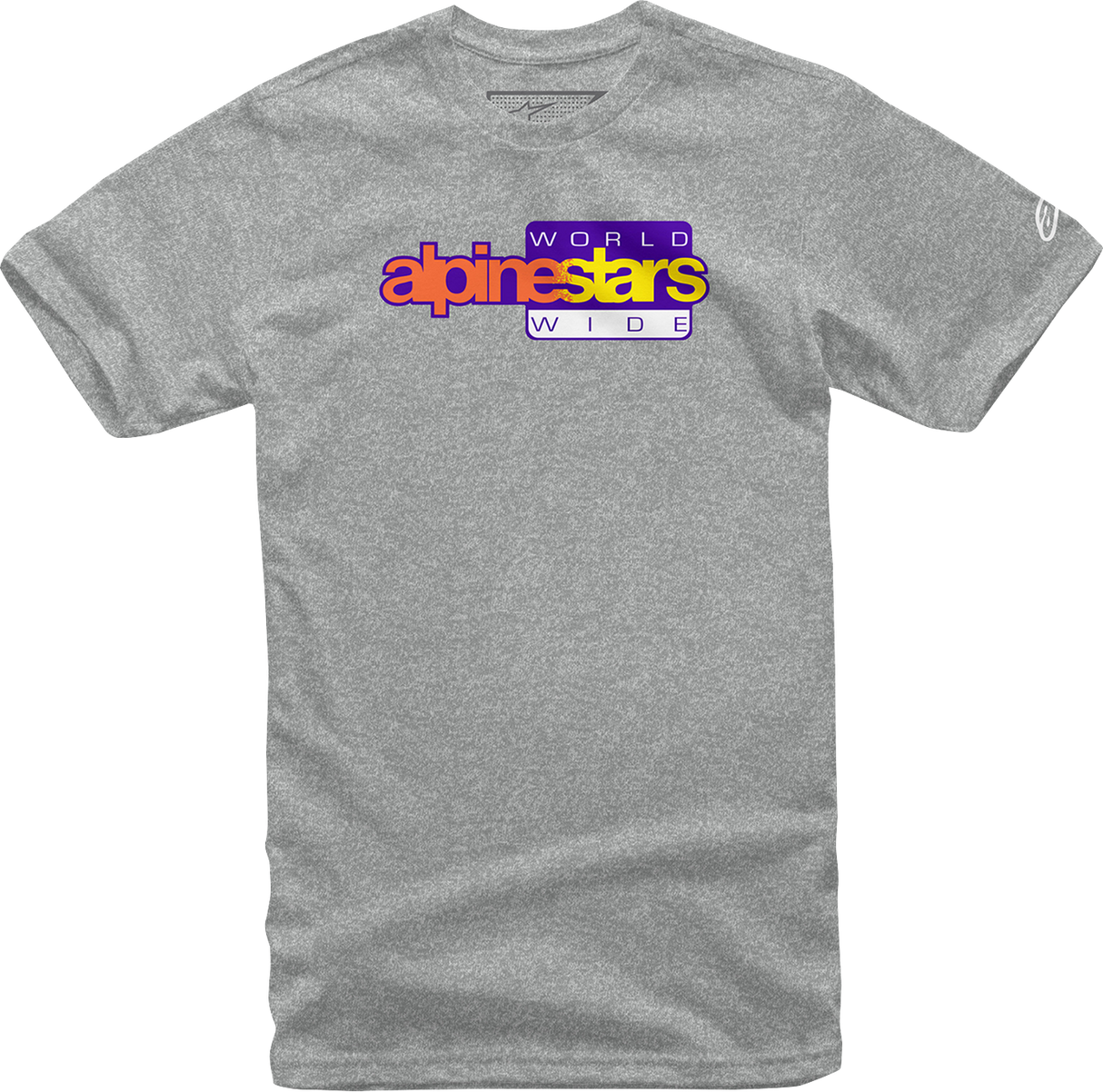 ALPINESTARS World Wide Again T-Shirt - Gray - 2XL 12327223610262X