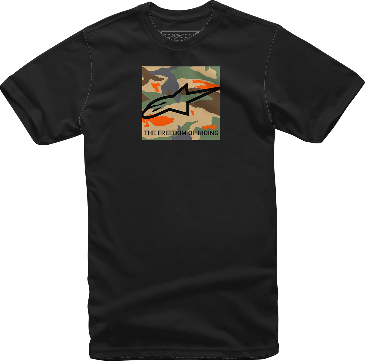 ALPINESTARS Free Camo T-Shirt - Black - 2XL 1232-72220-102X