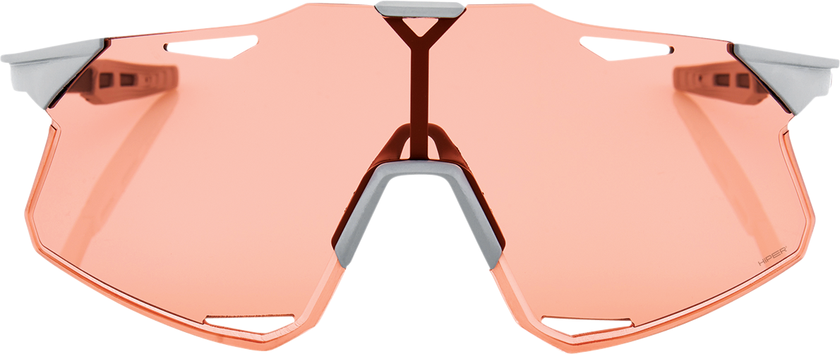 Hypercraft Sunglasses - Matte Gray - HiPER Coral Lens