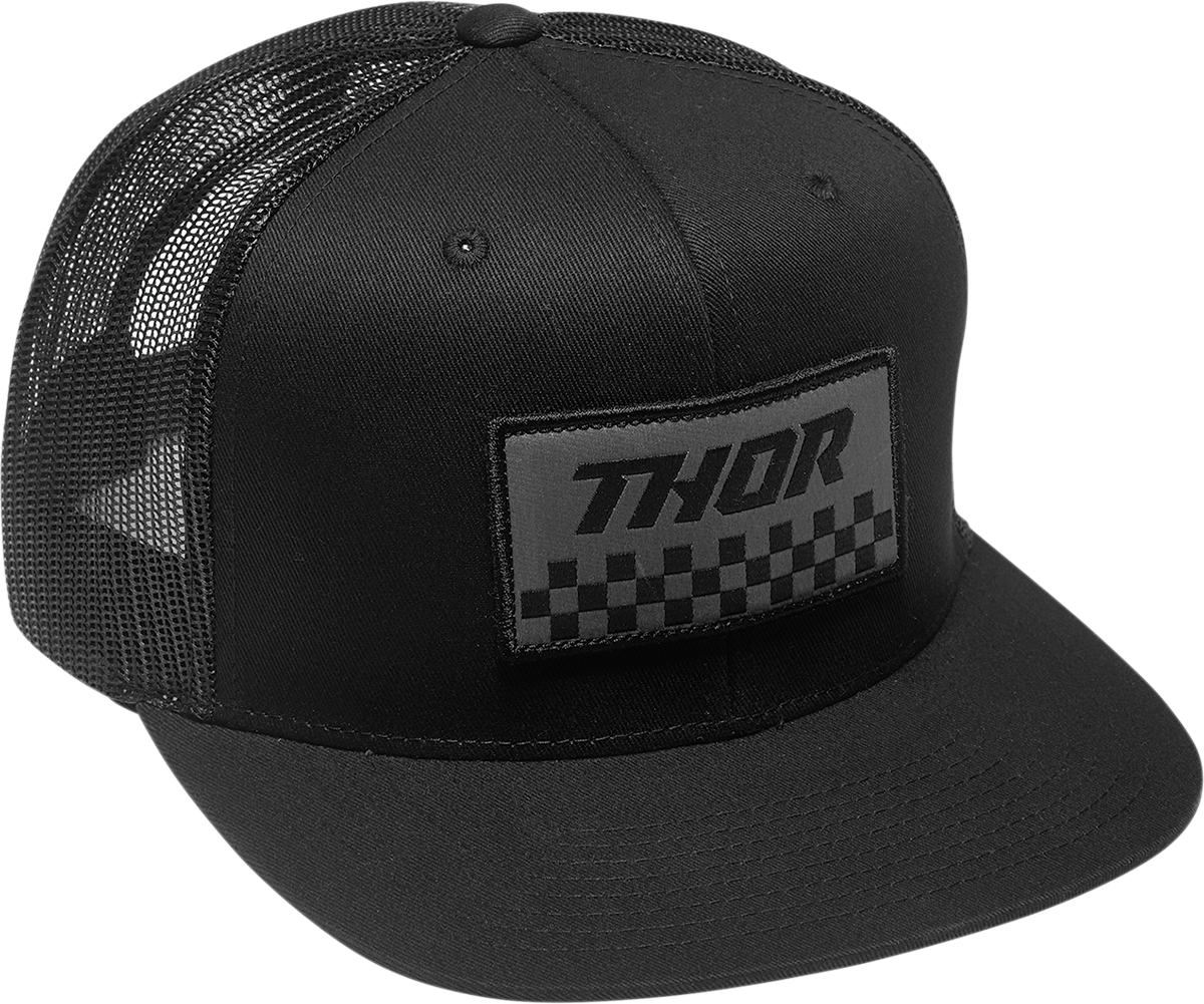 THOR Checker Hat - Black/Charcoal 2501-3993