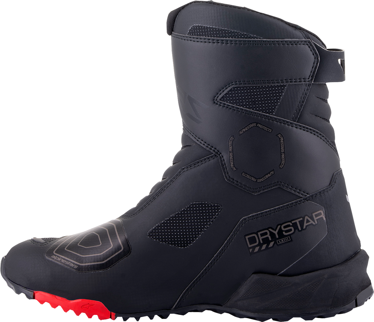 ALPINESTARS RT-7 Drystar Boots - Black/Red - US 10 / EU 43 2443023-13-43