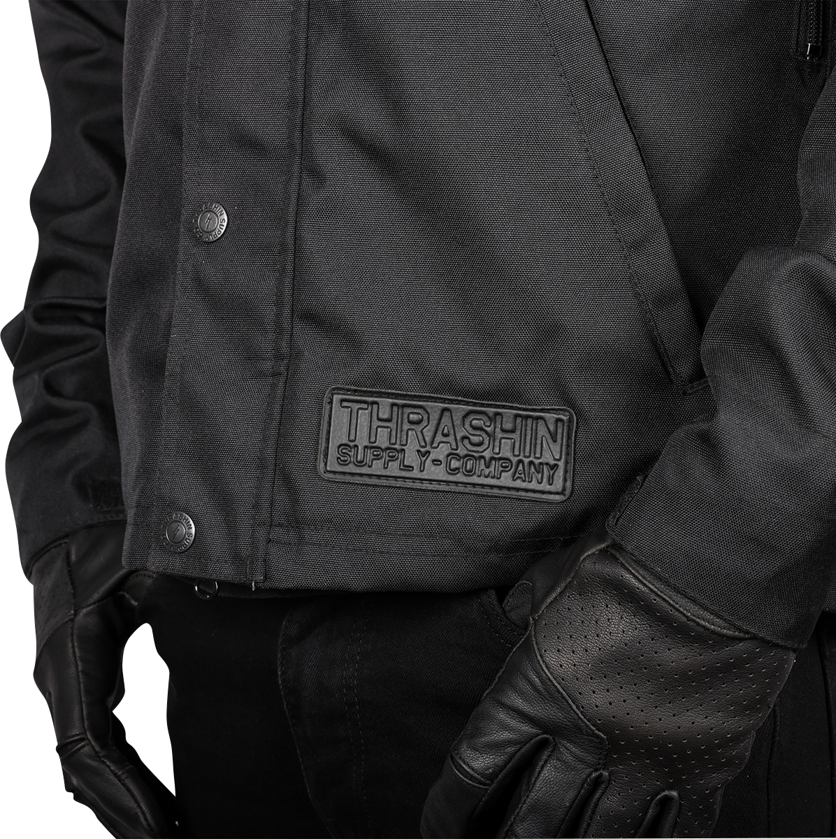 THRASHIN SUPPLY CO. Atlas v2 Riding Jacket - Black - Medium TMJ-09-09